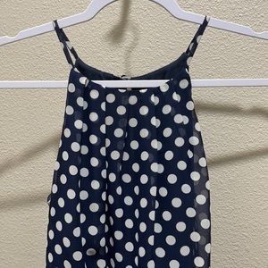 Summer navy white dress